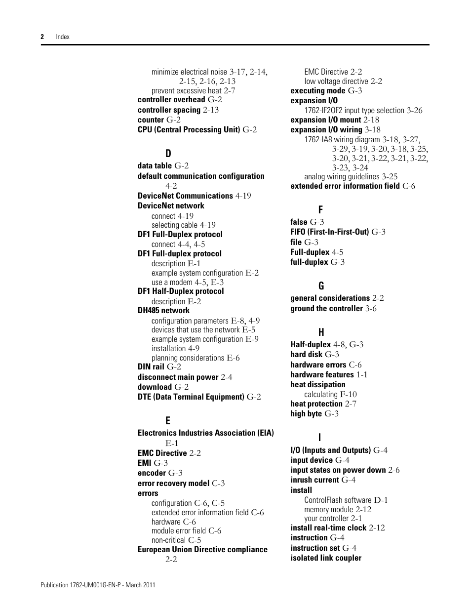 Rockwell Automation 1762-Lxxxx MicroLogix 1200 Programmable Controllers User Manual | Page 164 / 168