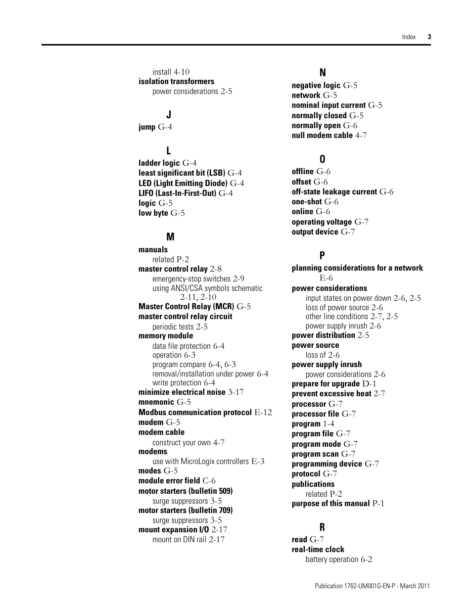 Rockwell Automation 1762-Lxxxx MicroLogix 1200 Programmable Controllers User Manual | Page 165 / 168
