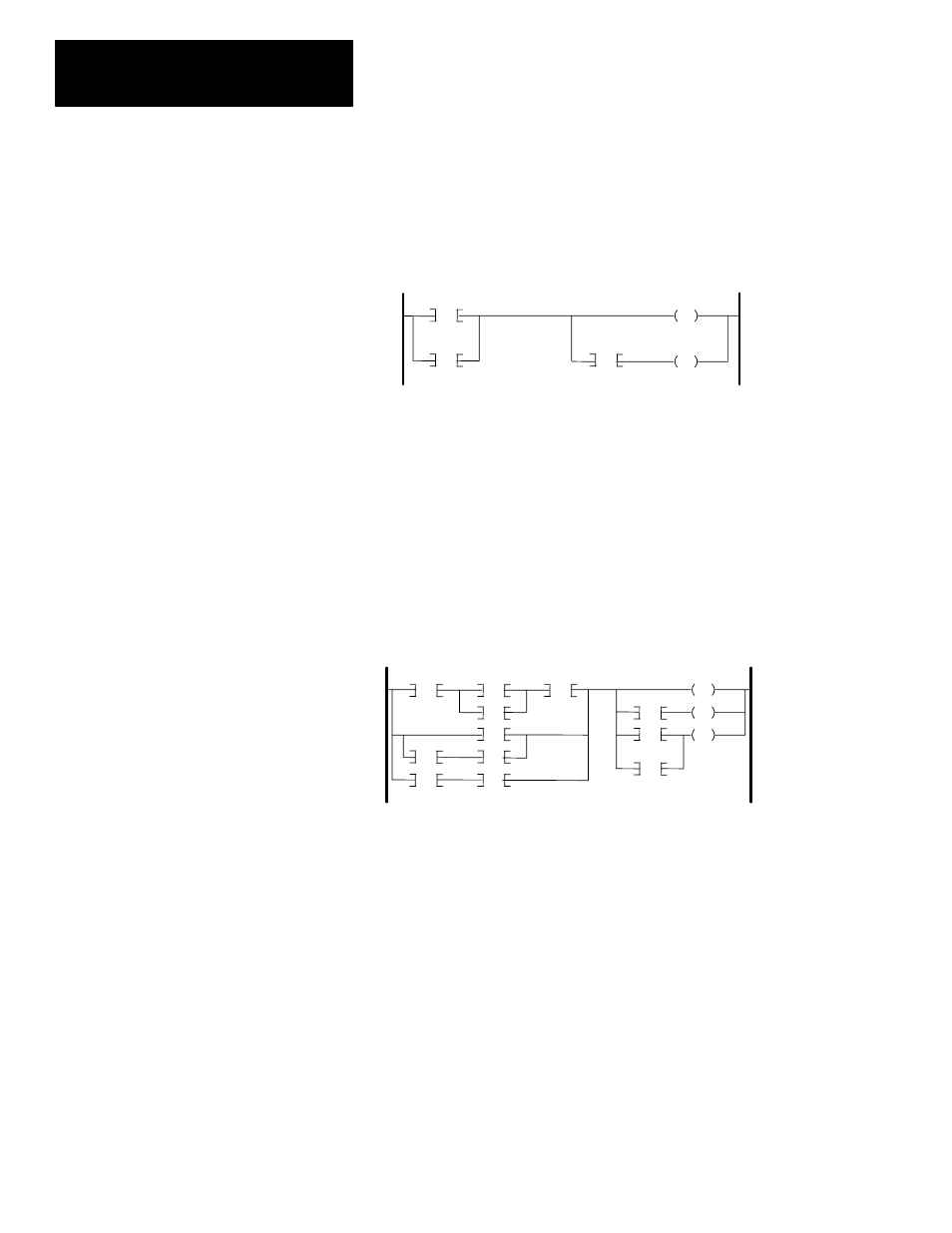 Nested branching | Rockwell Automation 1747-PT1, D1747NP002 Hand-Held Terminal User Manual | Page 90 / 486