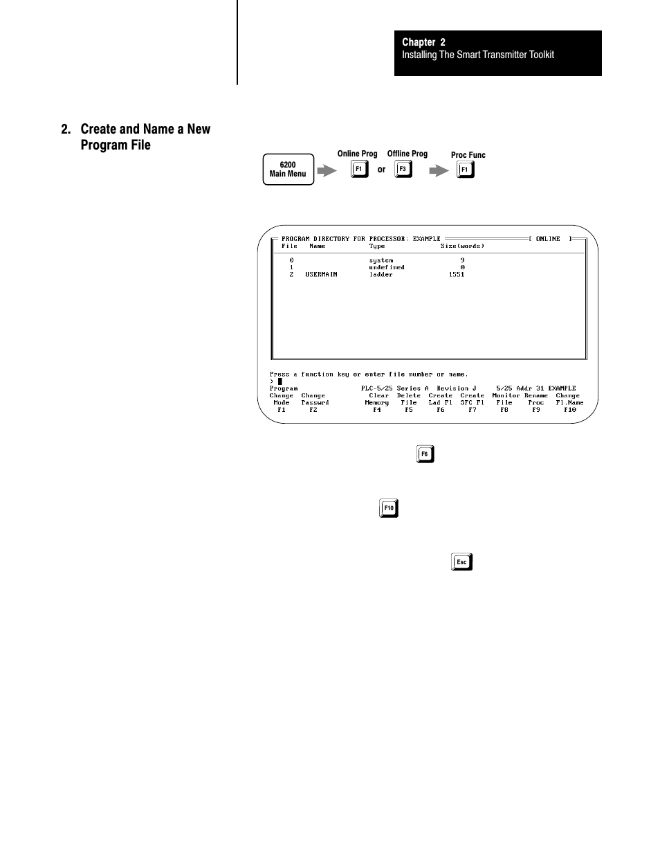 Create and name a new program file | Rockwell Automation 1770,D17706.5.21 SMART TRANSMITTER TOOLKI User Manual | Page 16 / 59