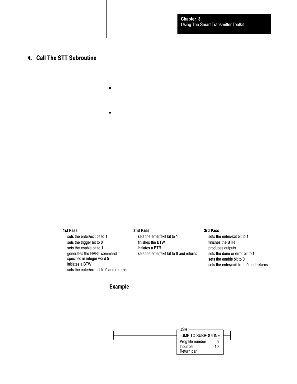 Call the stt subroutine | Rockwell Automation 1770,D17706.5.21 SMART TRANSMITTER TOOLKI User Manual | Page 24 / 59