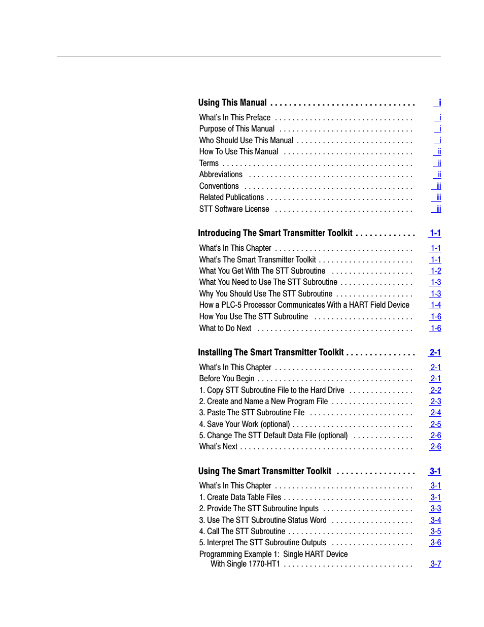 Rockwell Automation 1770,D17706.5.21 SMART TRANSMITTER TOOLKI User Manual | Page 3 / 59