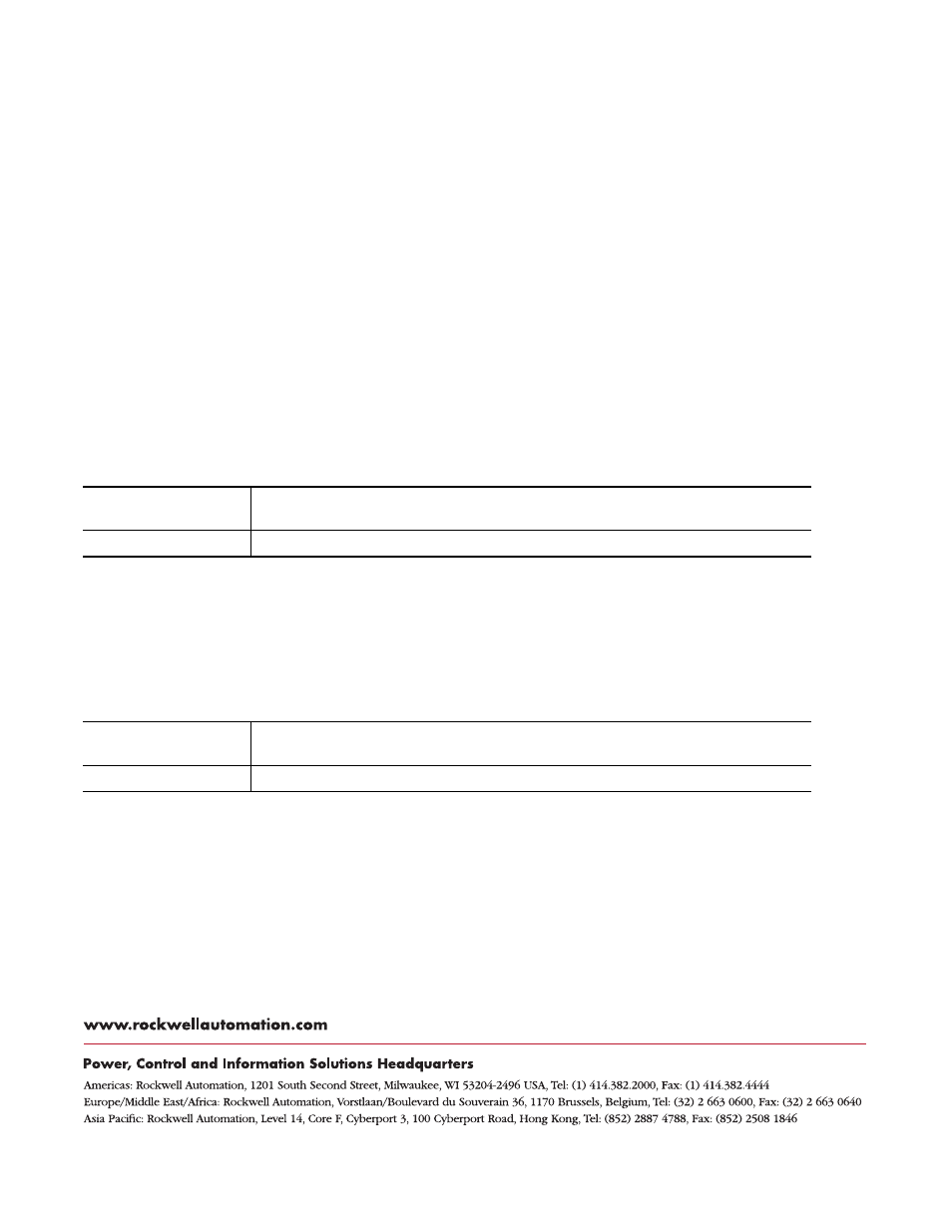 Support information, Back cover, Rockwell automation support | Installation assistance, New product satisfaction return | Rockwell Automation 1738-IE2VM12 ArmorPoint 24V dc Analog Input Modules, Series A User Manual | Page 14 / 14
