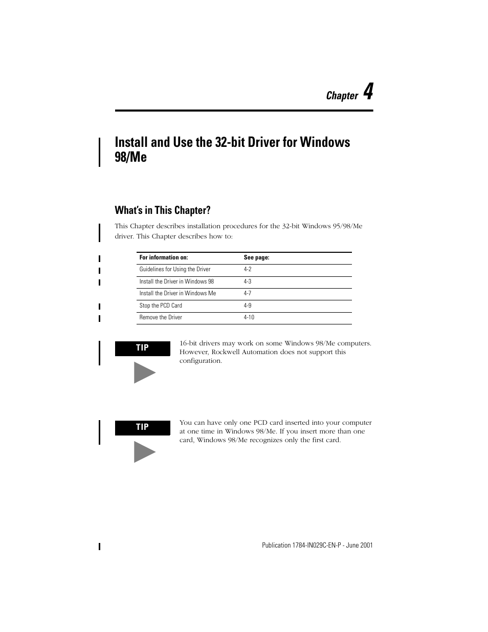 What’s in this chapter, Chapter | Rockwell Automation 1784-PCD DeviceNet Communication Card  User Manual | Page 31 / 106