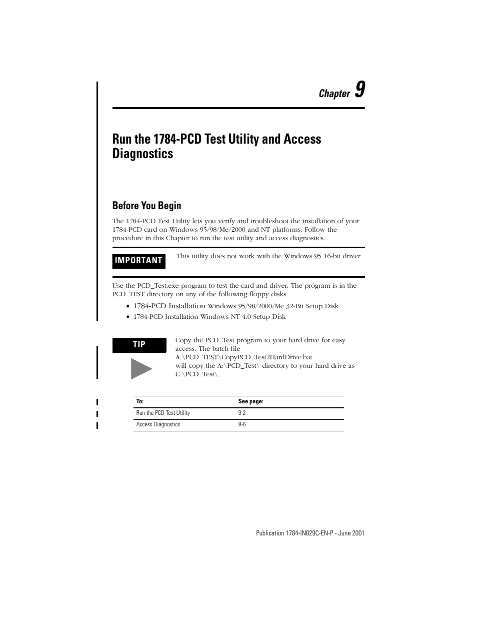 Before you begin, Chapter | Rockwell Automation 1784-PCD DeviceNet Communication Card  User Manual | Page 71 / 106