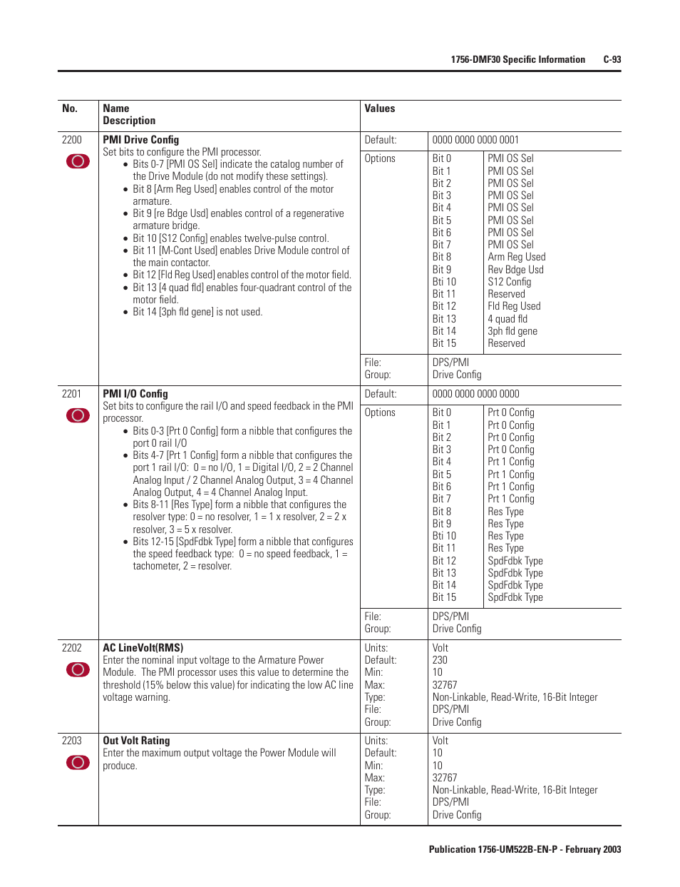 Rockwell Automation 1756-DMF30 ControlLogix Drive Module User Manual | Page 345 / 369
