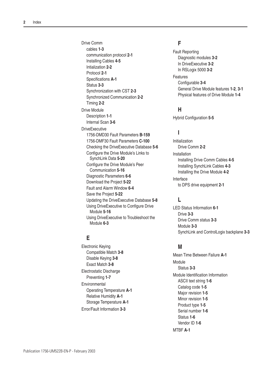 Rockwell Automation 1756-DMF30 ControlLogix Drive Module User Manual | Page 364 / 369