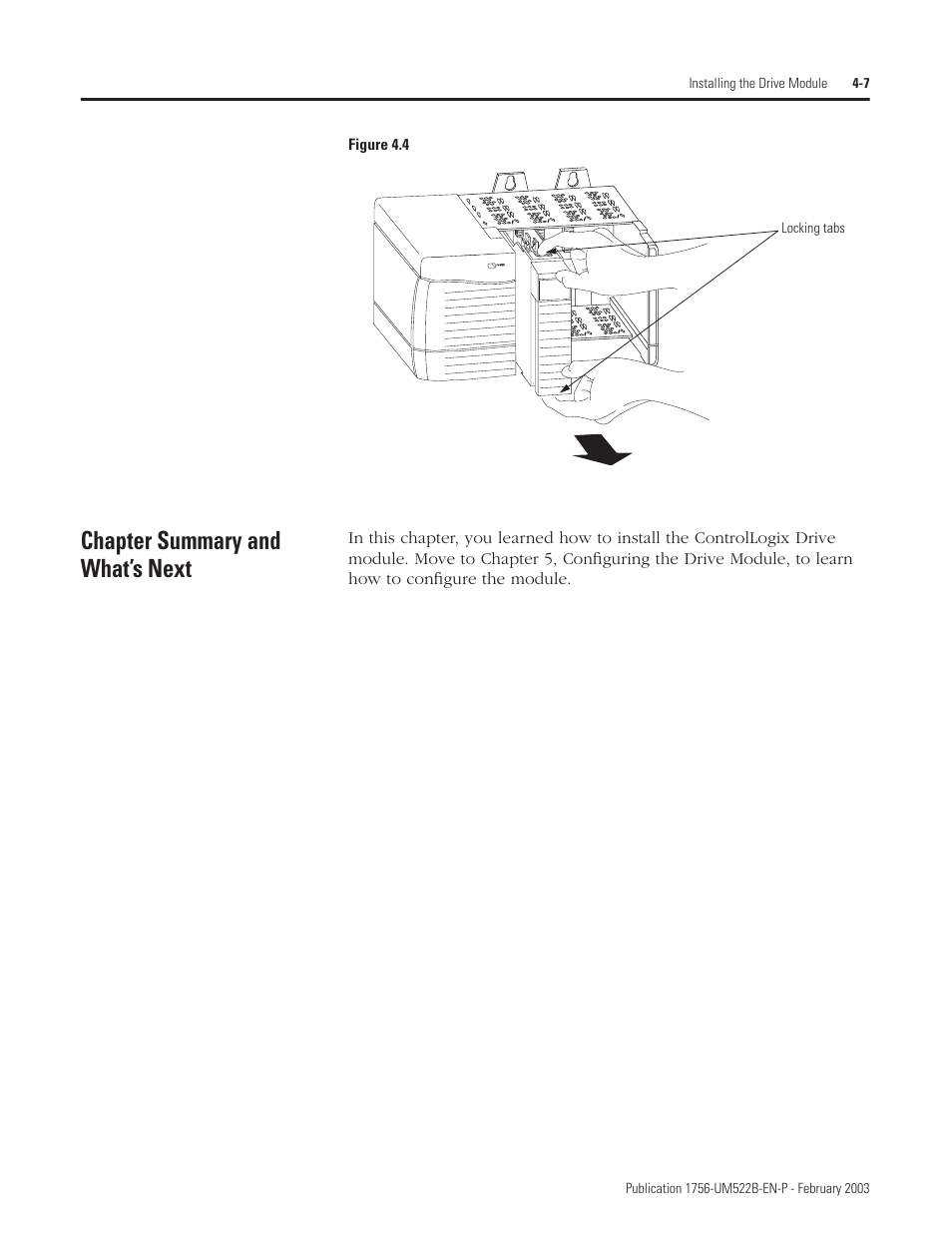 Chapter summary and what’s next | Rockwell Automation 1756-DMF30 ControlLogix Drive Module User Manual | Page 43 / 369