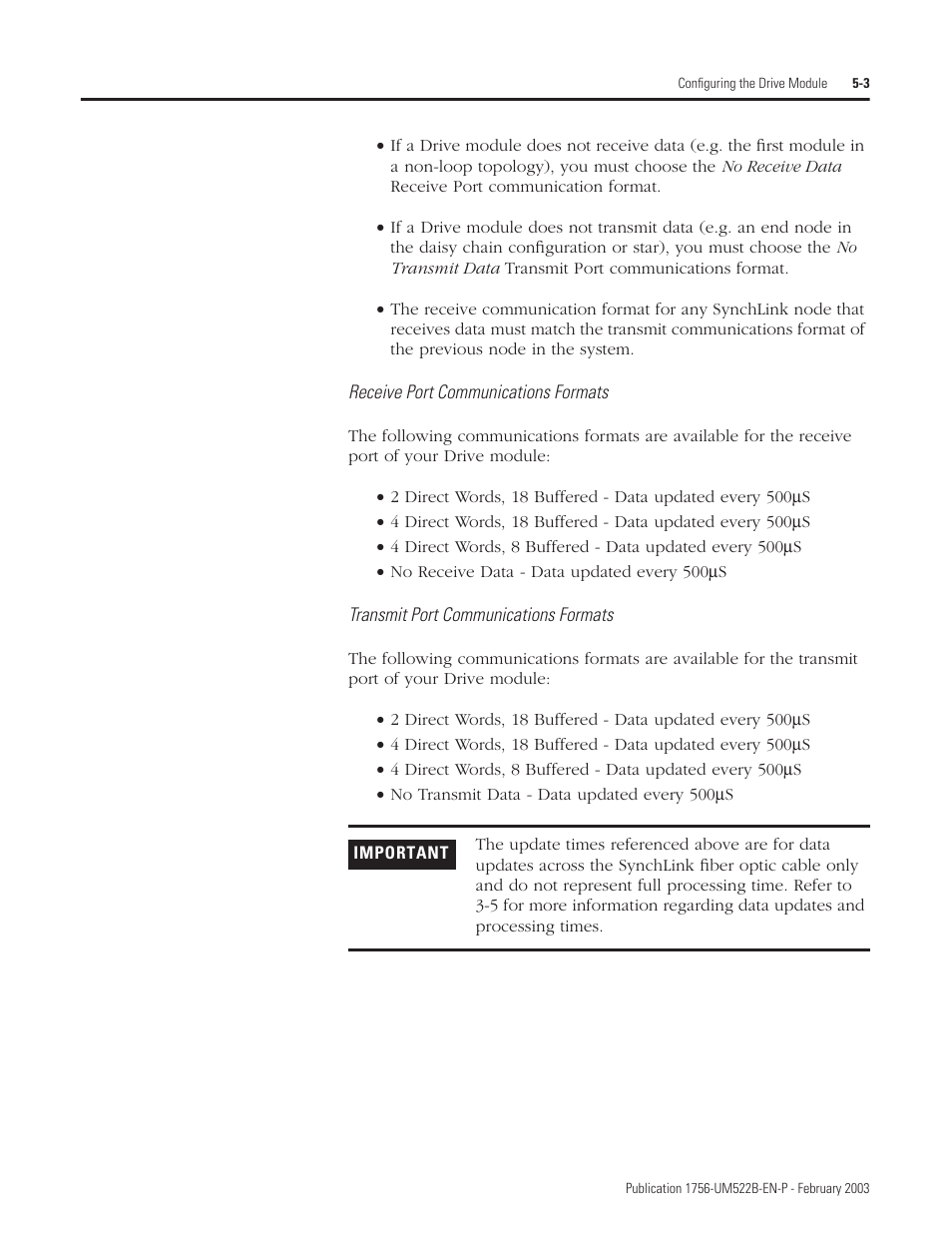 Rockwell Automation 1756-DMF30 ControlLogix Drive Module User Manual | Page 47 / 369