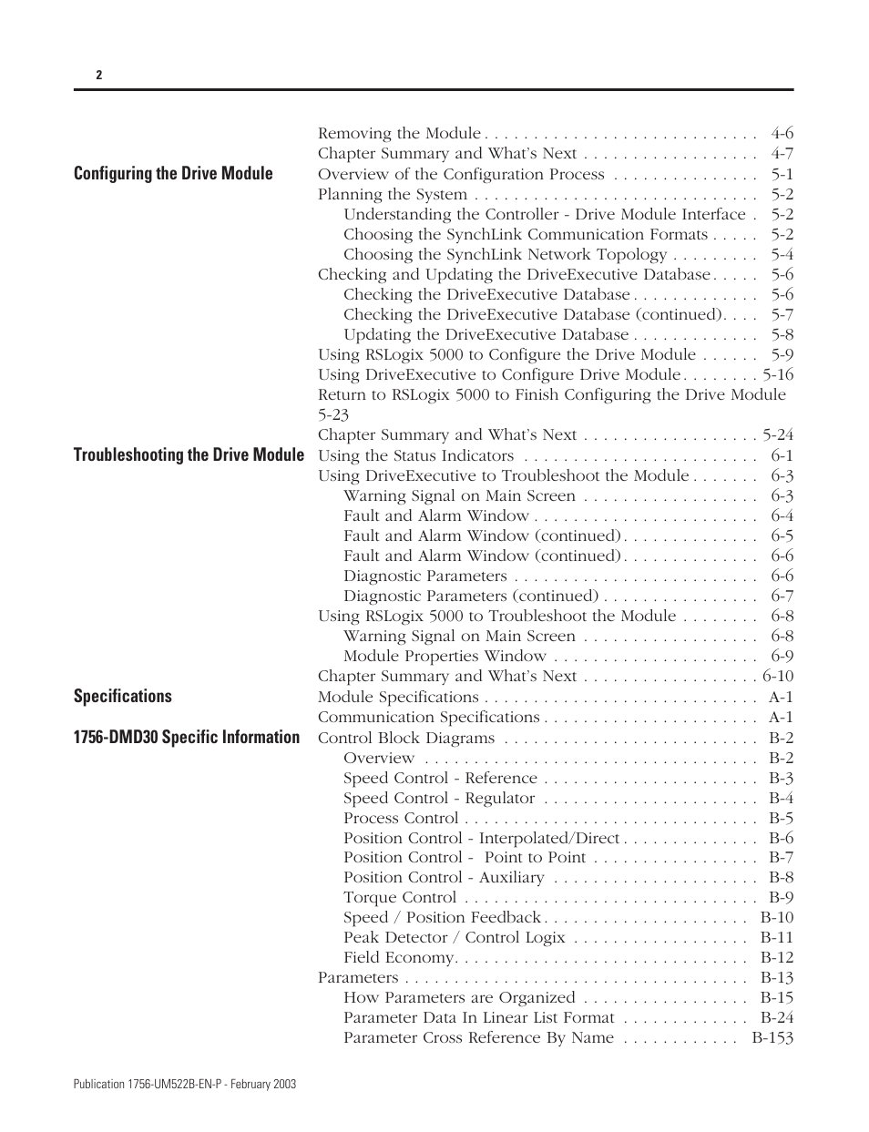 Rockwell Automation 1756-DMF30 ControlLogix Drive Module User Manual | Page 6 / 369