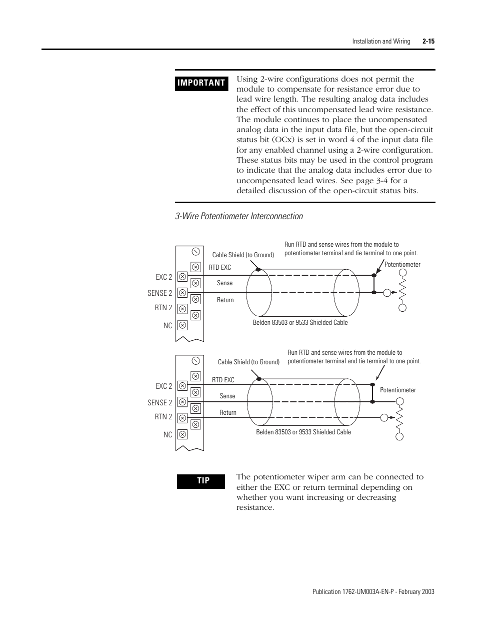 Rockwell Automation 1762-IR4 RTD/Resistance Input Module User Manual | Page 33 / 104