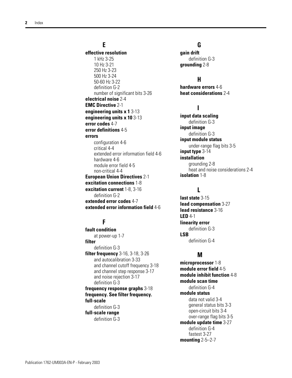 Rockwell Automation 1762-IR4 RTD/Resistance Input Module User Manual | Page 98 / 104