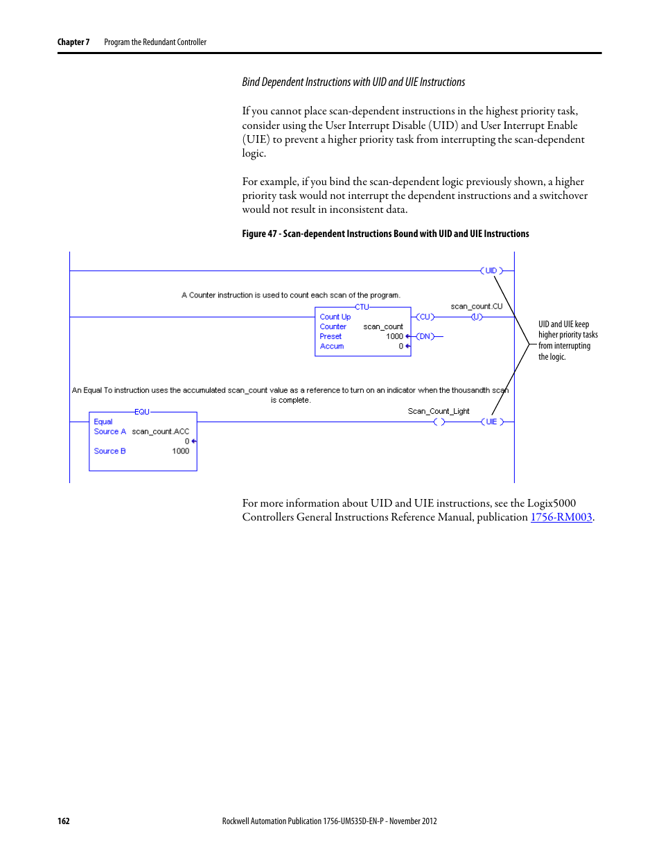 Rockwell Automation 1756-RMxx ControlLogix Enhanced Redundancy System User Manual User Manual | Page 162 / 296