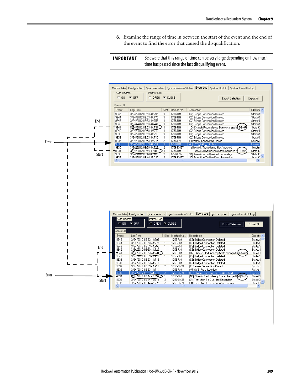 Rockwell Automation 1756-RMxx ControlLogix Enhanced Redundancy System User Manual User Manual | Page 209 / 296