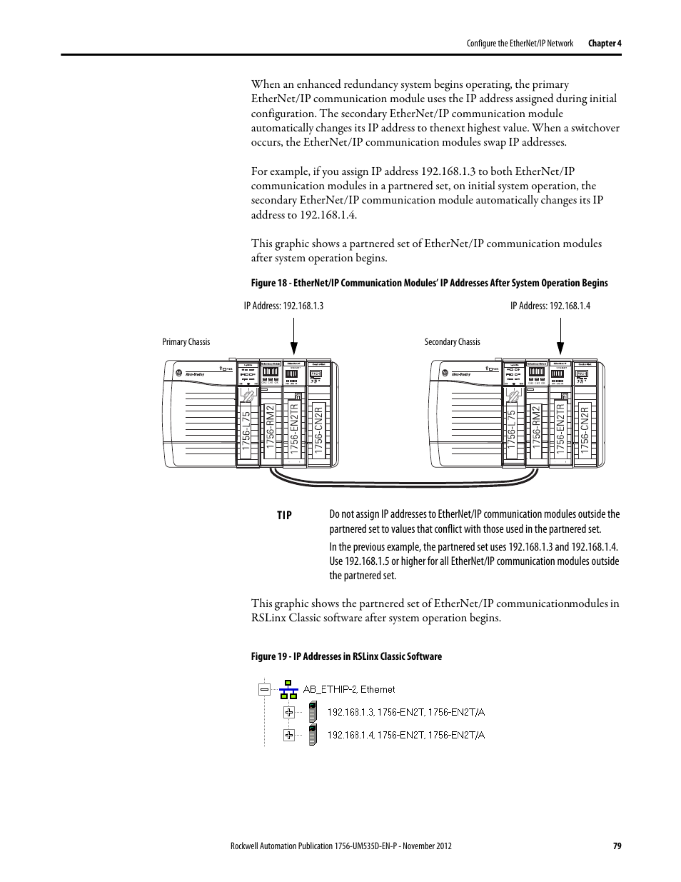 Rockwell Automation 1756-RMxx ControlLogix Enhanced Redundancy System User Manual User Manual | Page 79 / 296