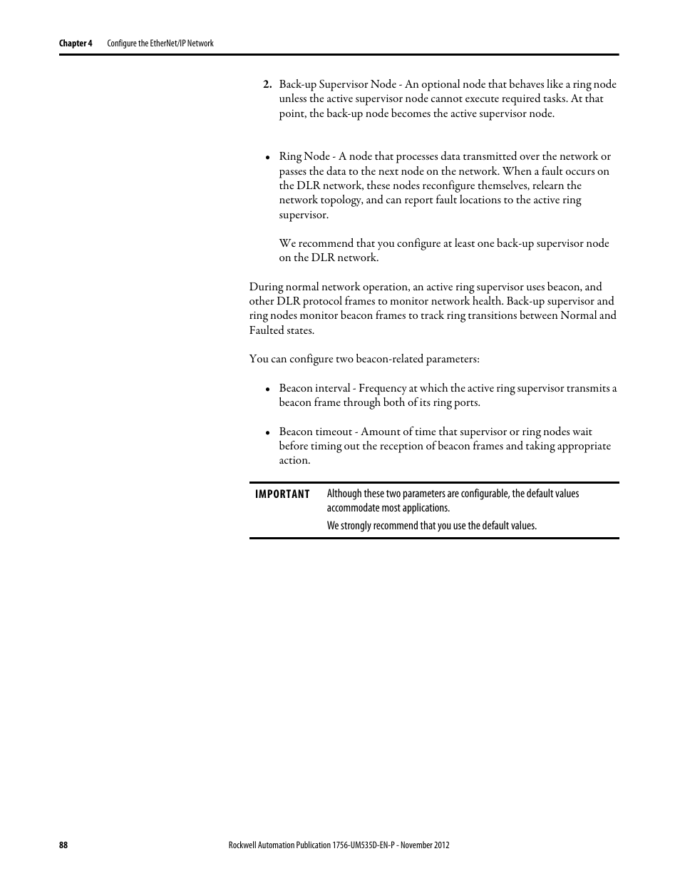 Rockwell Automation 1756-RMxx ControlLogix Enhanced Redundancy System User Manual User Manual | Page 88 / 296