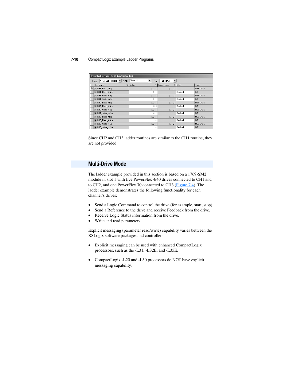 Multi-drive mode, Multi-drive mode -10 | Rockwell Automation 1769-SM2 Compact I/O DSI/Modbus Communication Module User Manual | Page 112 / 204