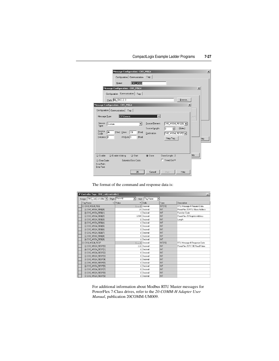 Rockwell Automation 1769-SM2 Compact I/O DSI/Modbus Communication Module User Manual | Page 129 / 204