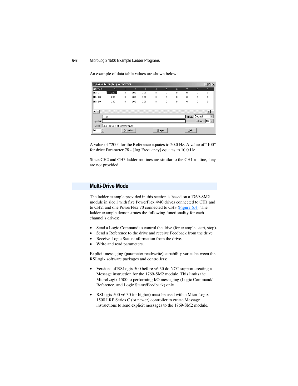 Multi-drive mode, Multi-drive mode -8 | Rockwell Automation 1769-SM2 Compact I/O DSI/Modbus Communication Module User Manual | Page 88 / 204