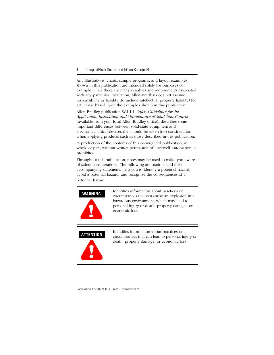 Rockwell Automation 1791R-XXXX CompactBlock RIO User Manual | Page 2 / 28