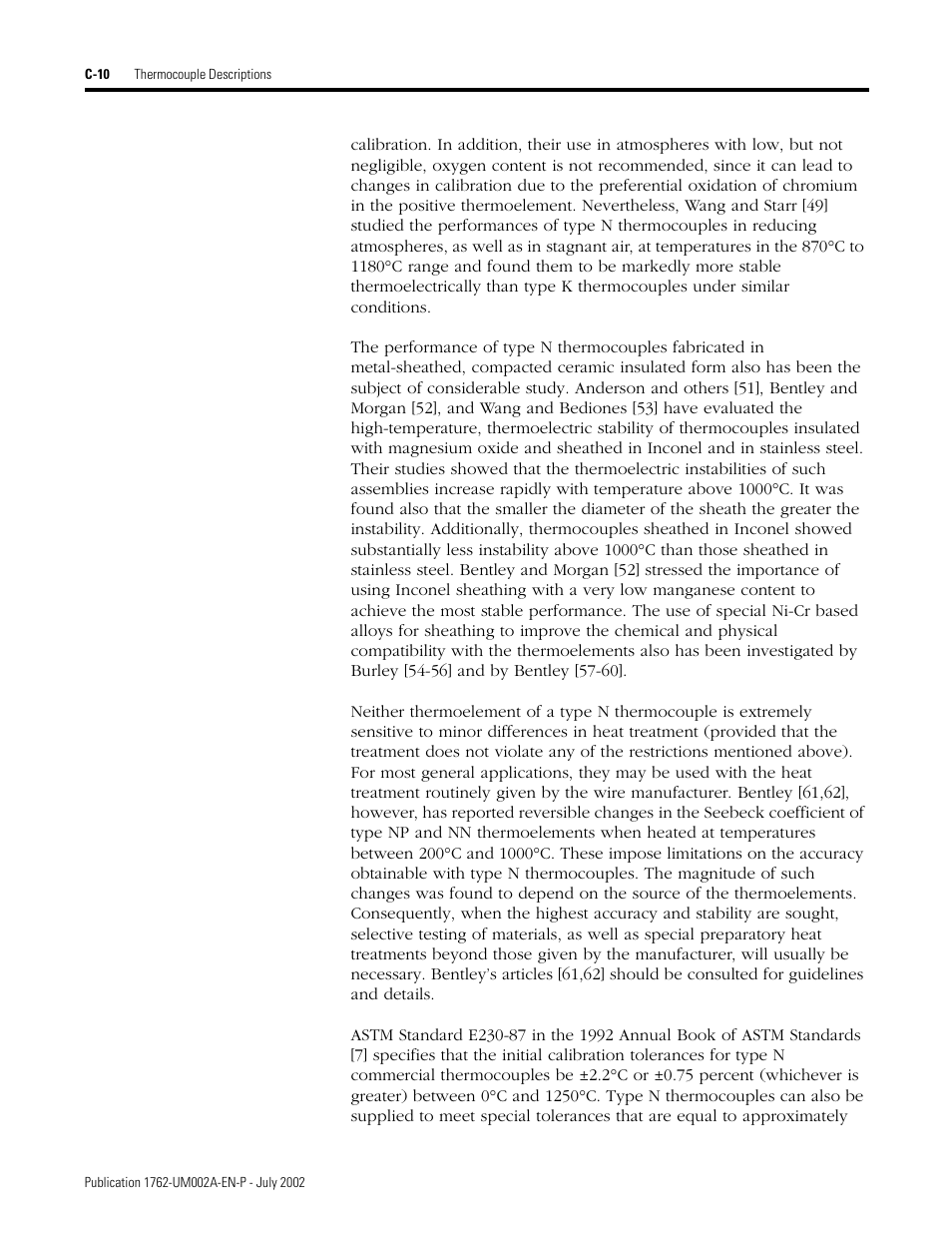 Rockwell Automation 1762-IT4 Thermocouple/mV Input Module User Manual | Page 110 / 144