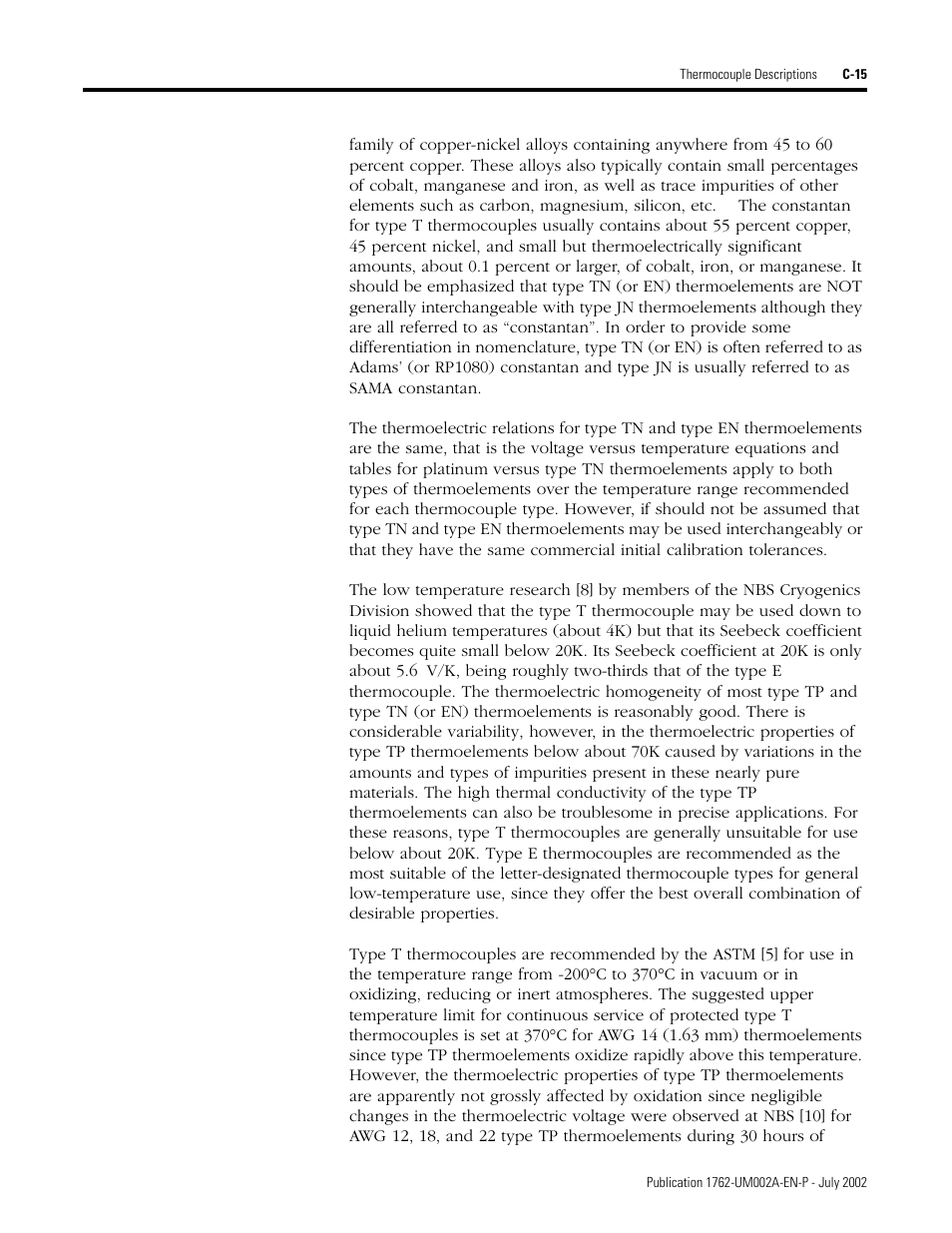Rockwell Automation 1762-IT4 Thermocouple/mV Input Module User Manual | Page 115 / 144