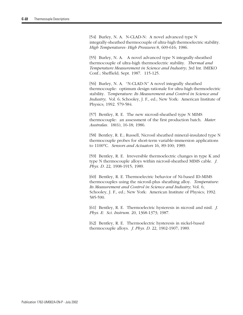 Rockwell Automation 1762-IT4 Thermocouple/mV Input Module User Manual | Page 122 / 144