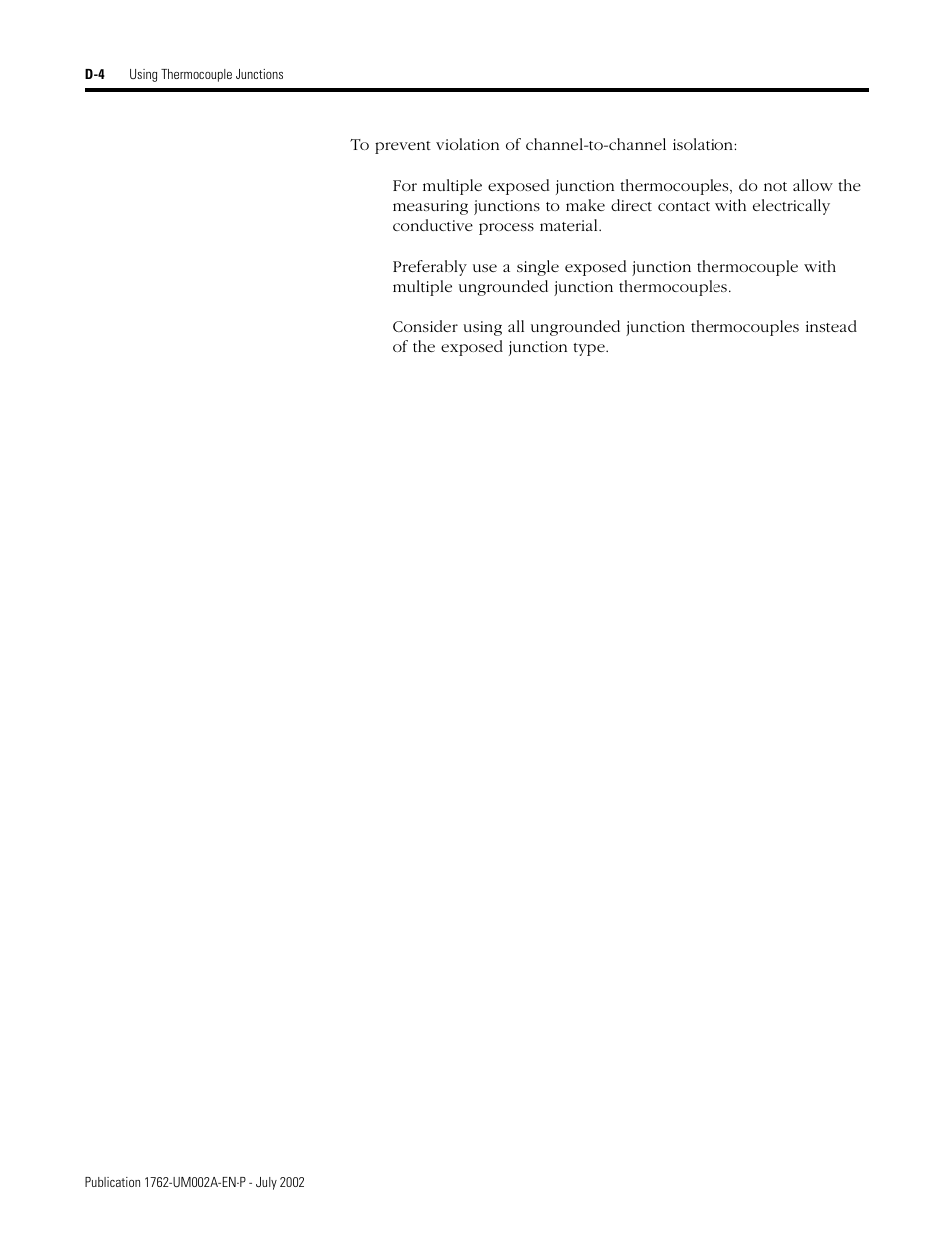 Rockwell Automation 1762-IT4 Thermocouple/mV Input Module User Manual | Page 126 / 144