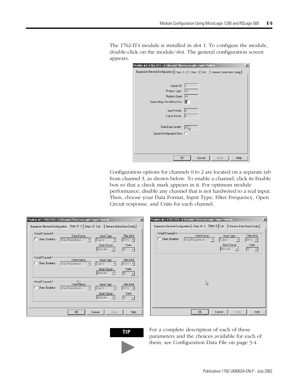 Rockwell Automation 1762-IT4 Thermocouple/mV Input Module User Manual | Page 131 / 144
