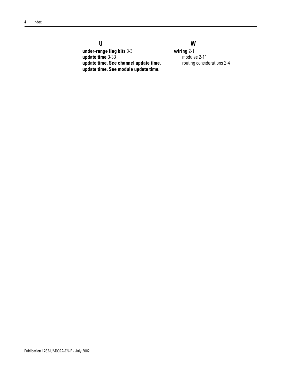 Rockwell Automation 1762-IT4 Thermocouple/mV Input Module User Manual | Page 142 / 144