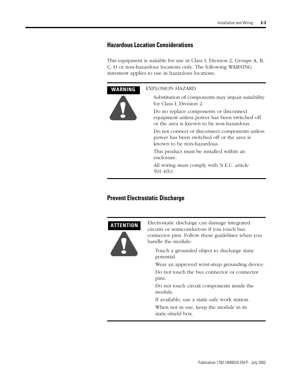 Rockwell Automation 1762-IT4 Thermocouple/mV Input Module User Manual | Page 19 / 144