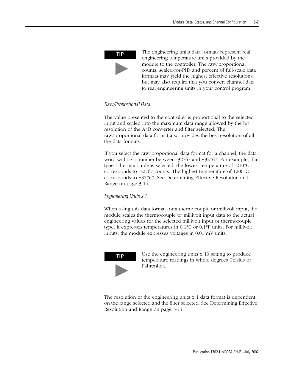 Rockwell Automation 1762-IT4 Thermocouple/mV Input Module User Manual | Page 37 / 144