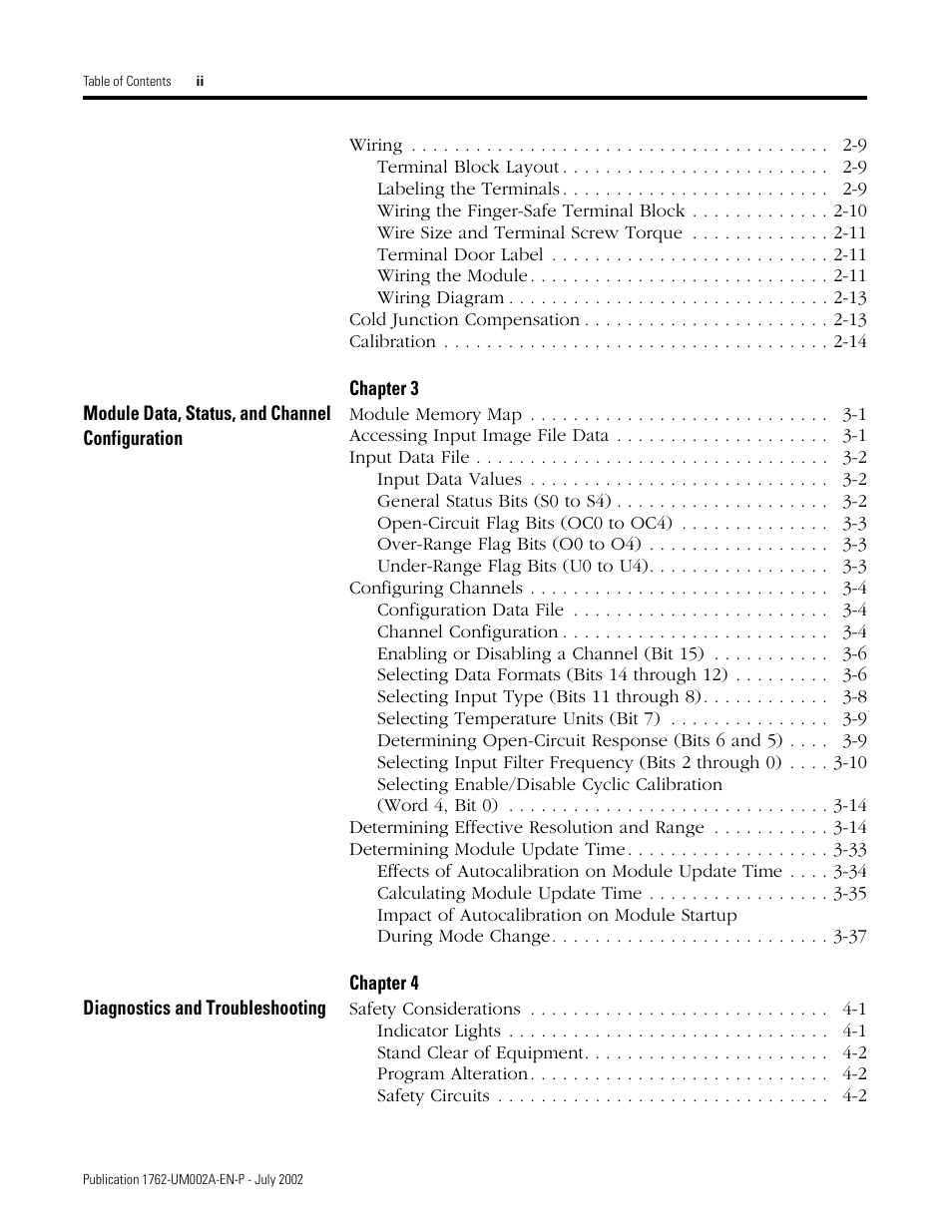 Rockwell Automation 1762-IT4 Thermocouple/mV Input Module User Manual | Page 4 / 144
