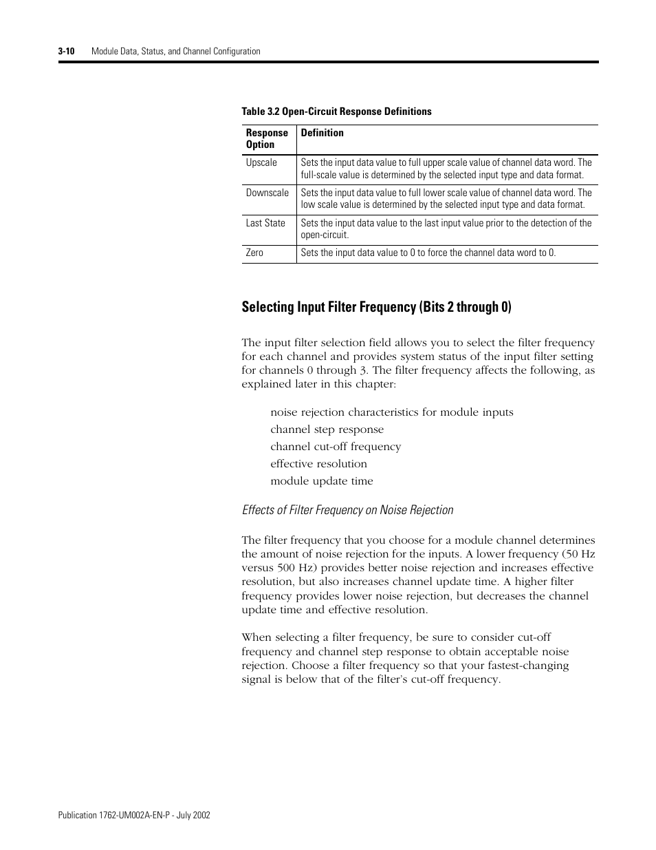 Rockwell Automation 1762-IT4 Thermocouple/mV Input Module User Manual | Page 40 / 144