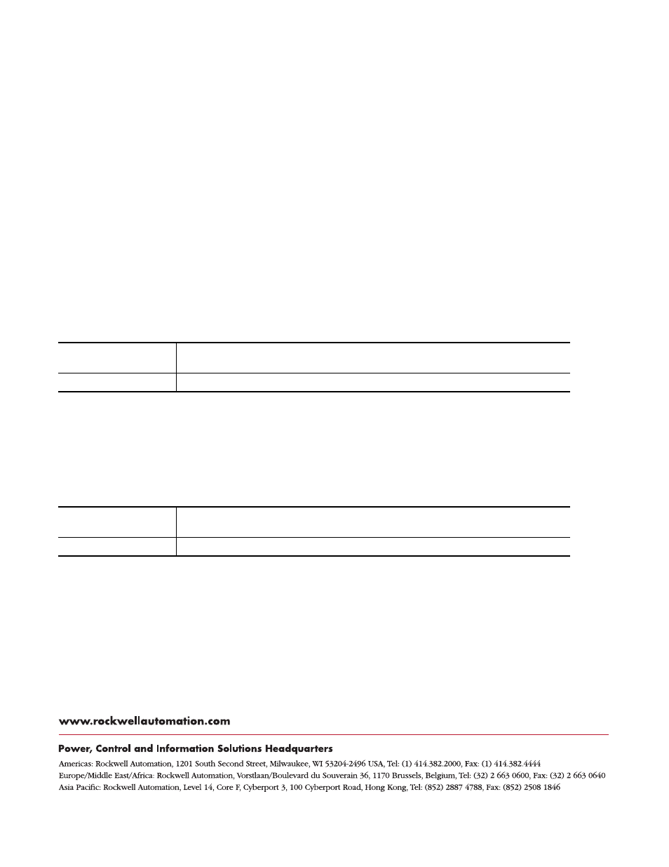 Support information, Back cover, Rockwell automation support | Installation assistance, New product satisfaction return | Rockwell Automation 1738-XXXX ArmorPoint 24V dc Input Modules, Series A User Manual | Page 12 / 12