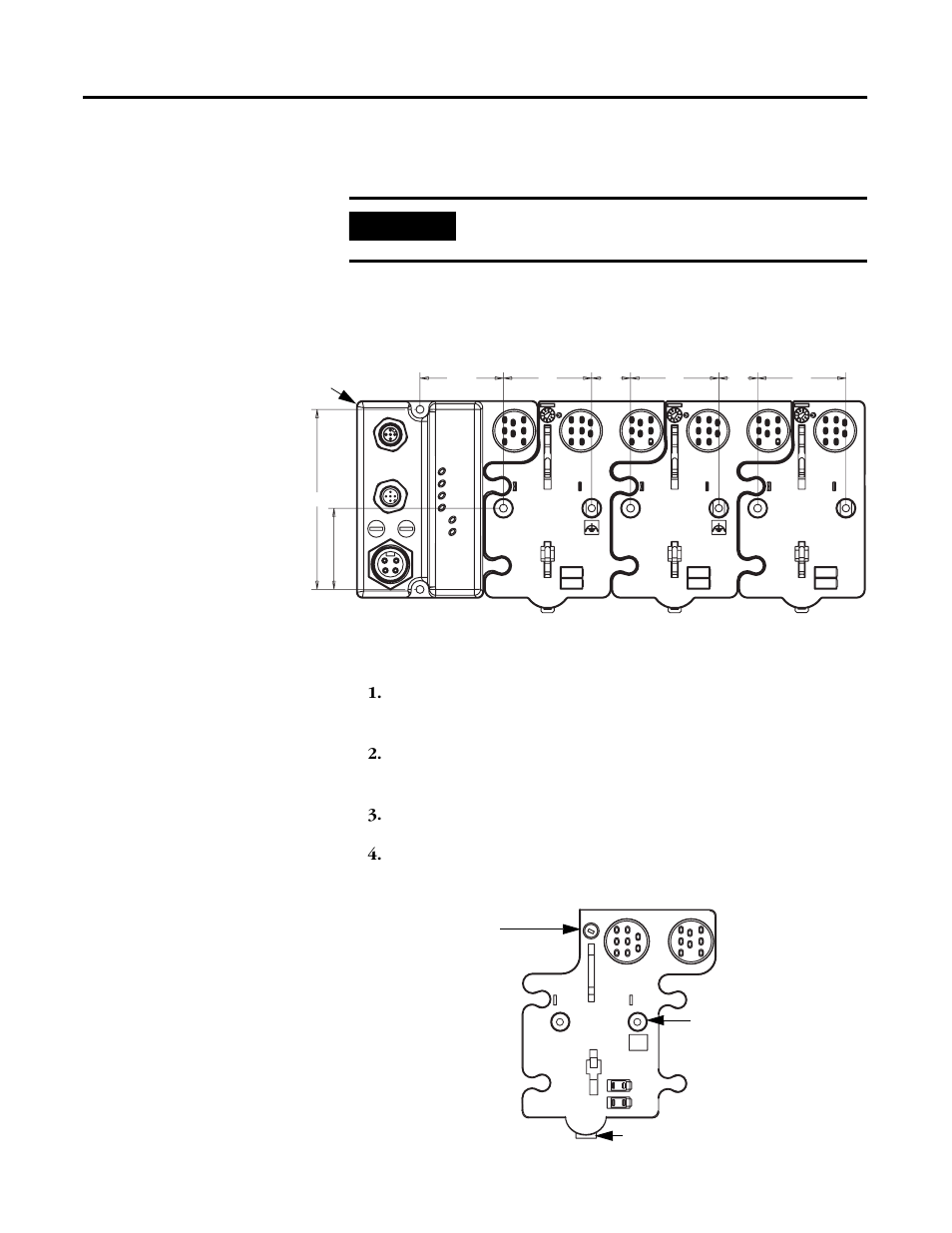 Mount the i/o base | Rockwell Automation 1738-XXXX ArmorPoint 24V dc Input Modules, Series A User Manual | Page 4 / 12