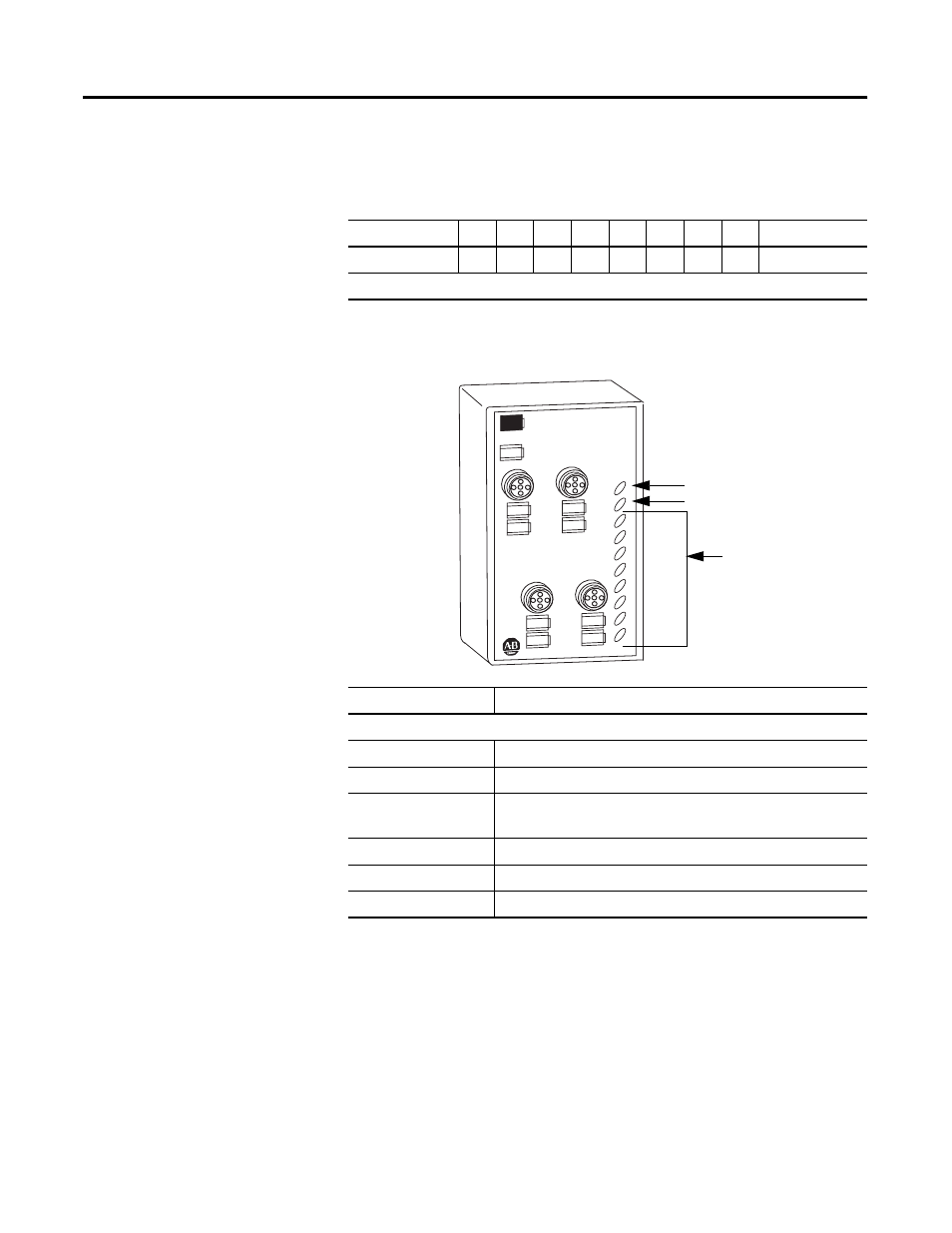 Troubleshoot with the indicators, Message size: 1 byte | Rockwell Automation 1738-XXXX ArmorPoint 24V dc Input Modules, Series A User Manual | Page 8 / 12