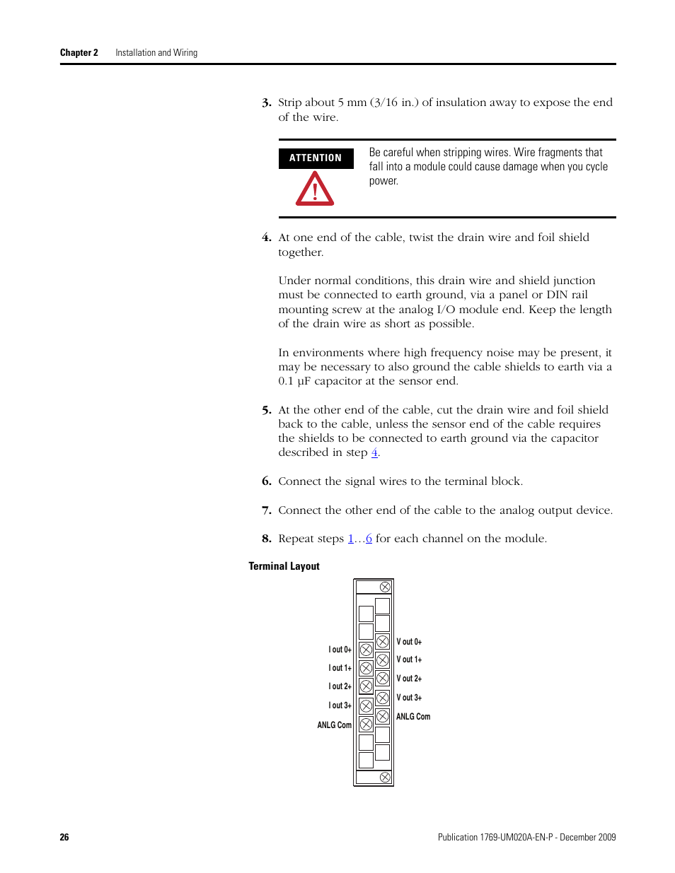 Rockwell Automation 1769-OF4 Compact Analog Output Module User Manual | Page 26 / 76