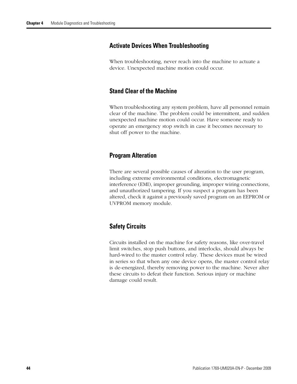 Rockwell Automation 1769-OF4 Compact Analog Output Module User Manual | Page 44 / 76