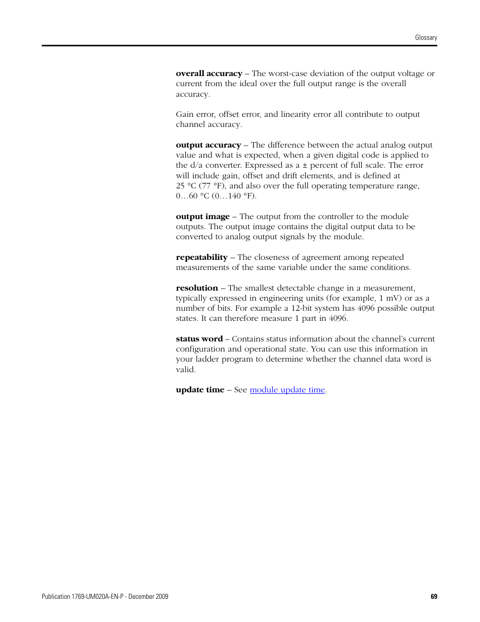 Rockwell Automation 1769-OF4 Compact Analog Output Module User Manual | Page 69 / 76