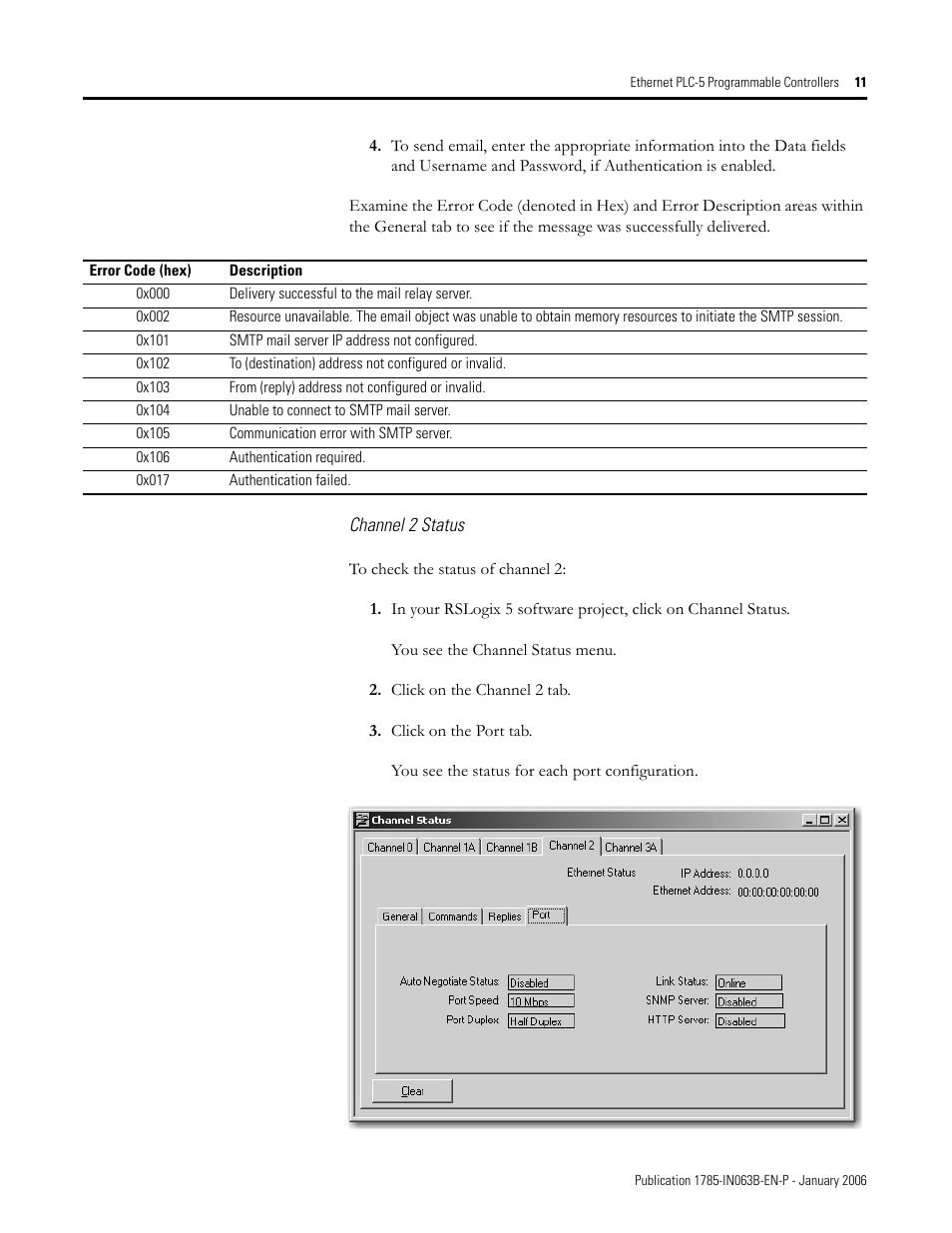 Rockwell Automation 1785-Lx0E Ethernet PLC-5 Programmable Controllers Installation Instructions User Manual | Page 11 / 28