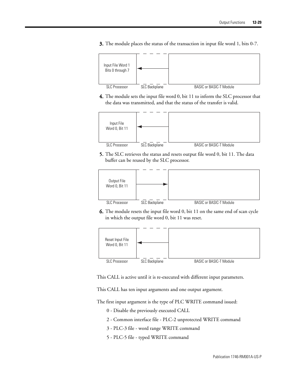 Rockwell Automation 1746-BAS BASIC LANGUAGE User Manual | Page 179 / 280