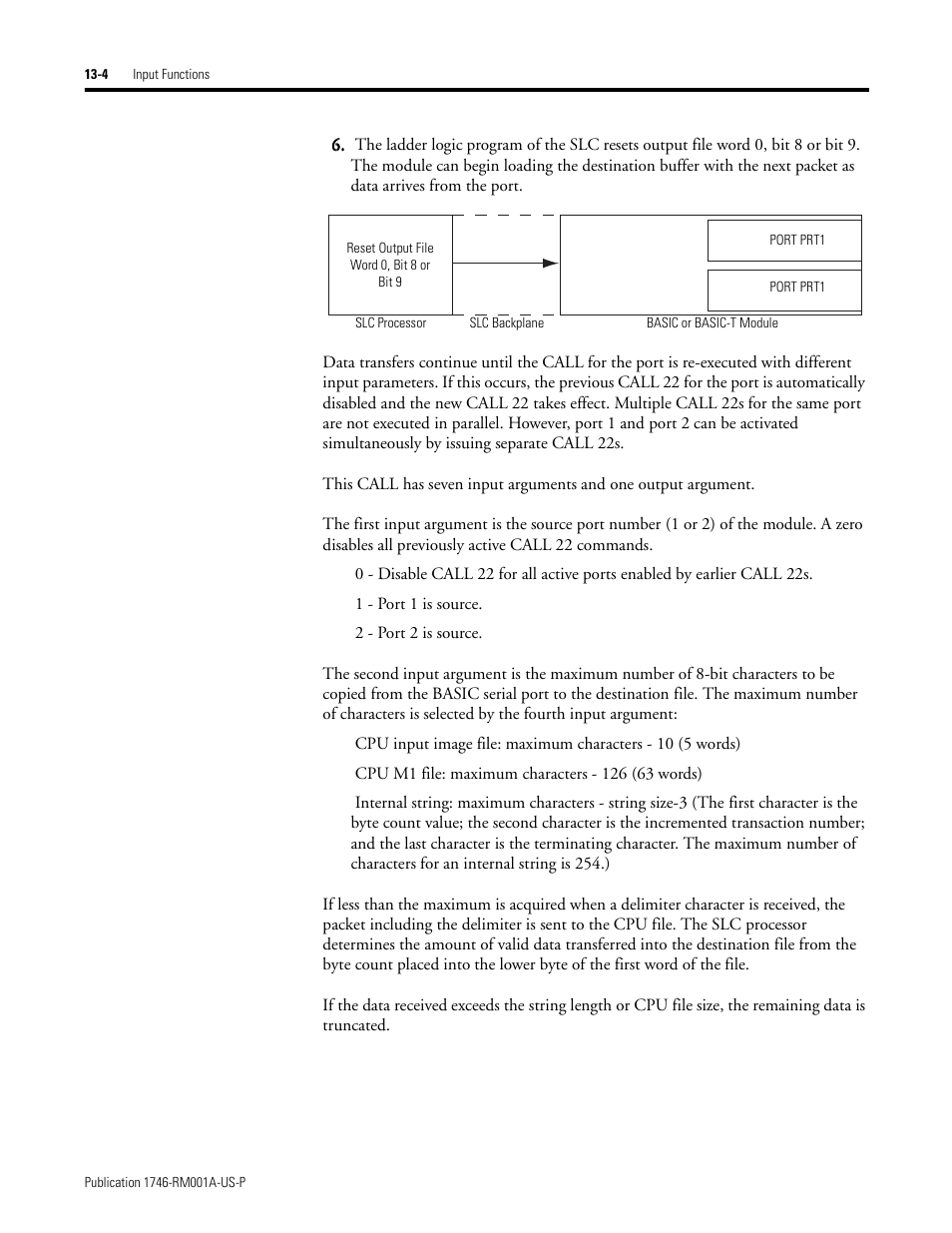 Rockwell Automation 1746-BAS BASIC LANGUAGE User Manual | Page 194 / 280