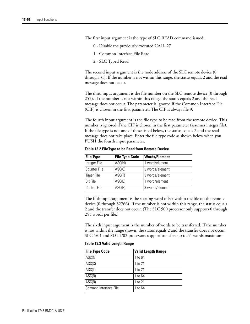 Rockwell Automation 1746-BAS BASIC LANGUAGE User Manual | Page 200 / 280