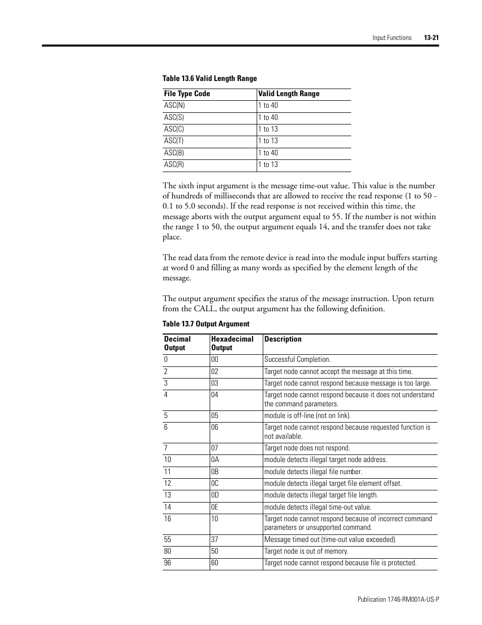 Rockwell Automation 1746-BAS BASIC LANGUAGE User Manual | Page 211 / 280