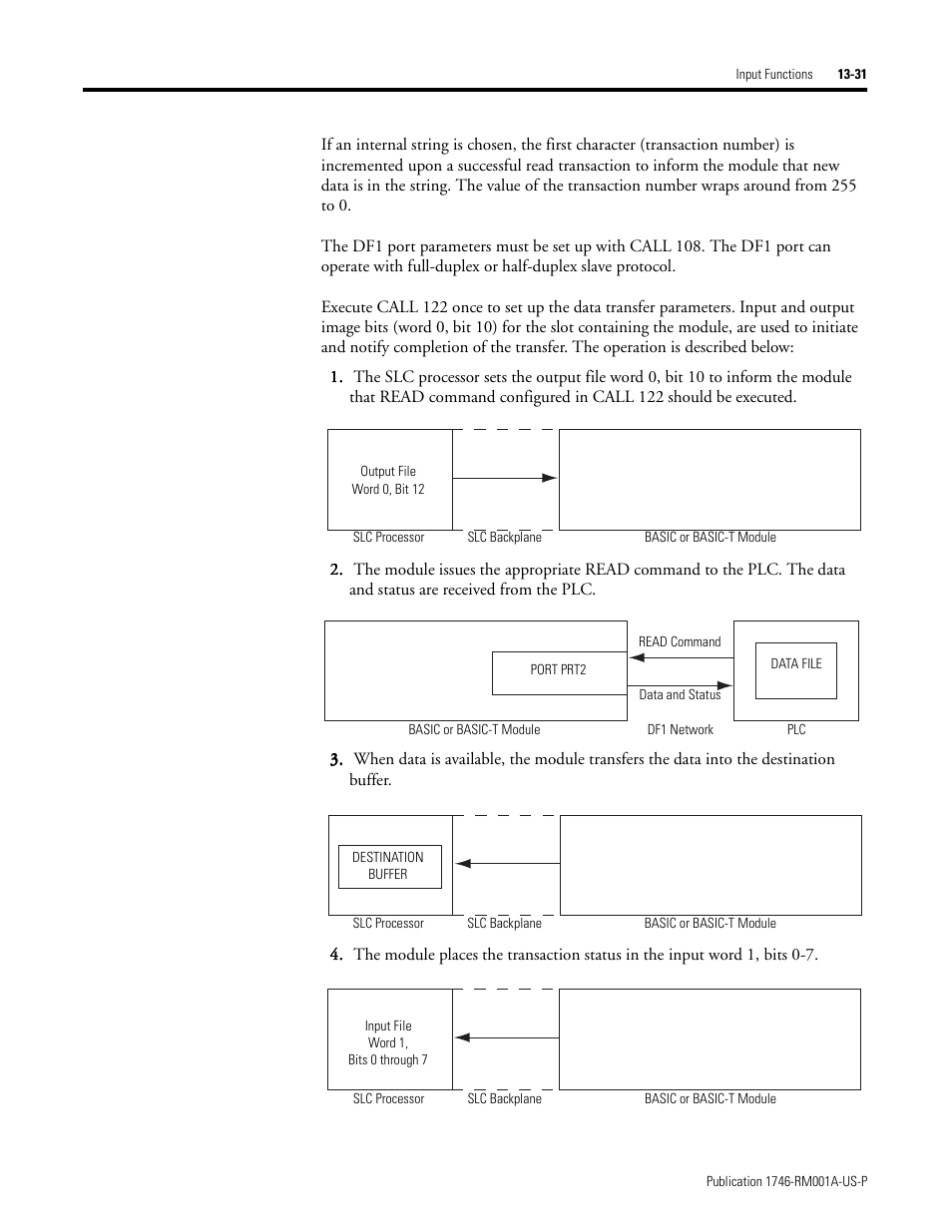 Rockwell Automation 1746-BAS BASIC LANGUAGE User Manual | Page 221 / 280