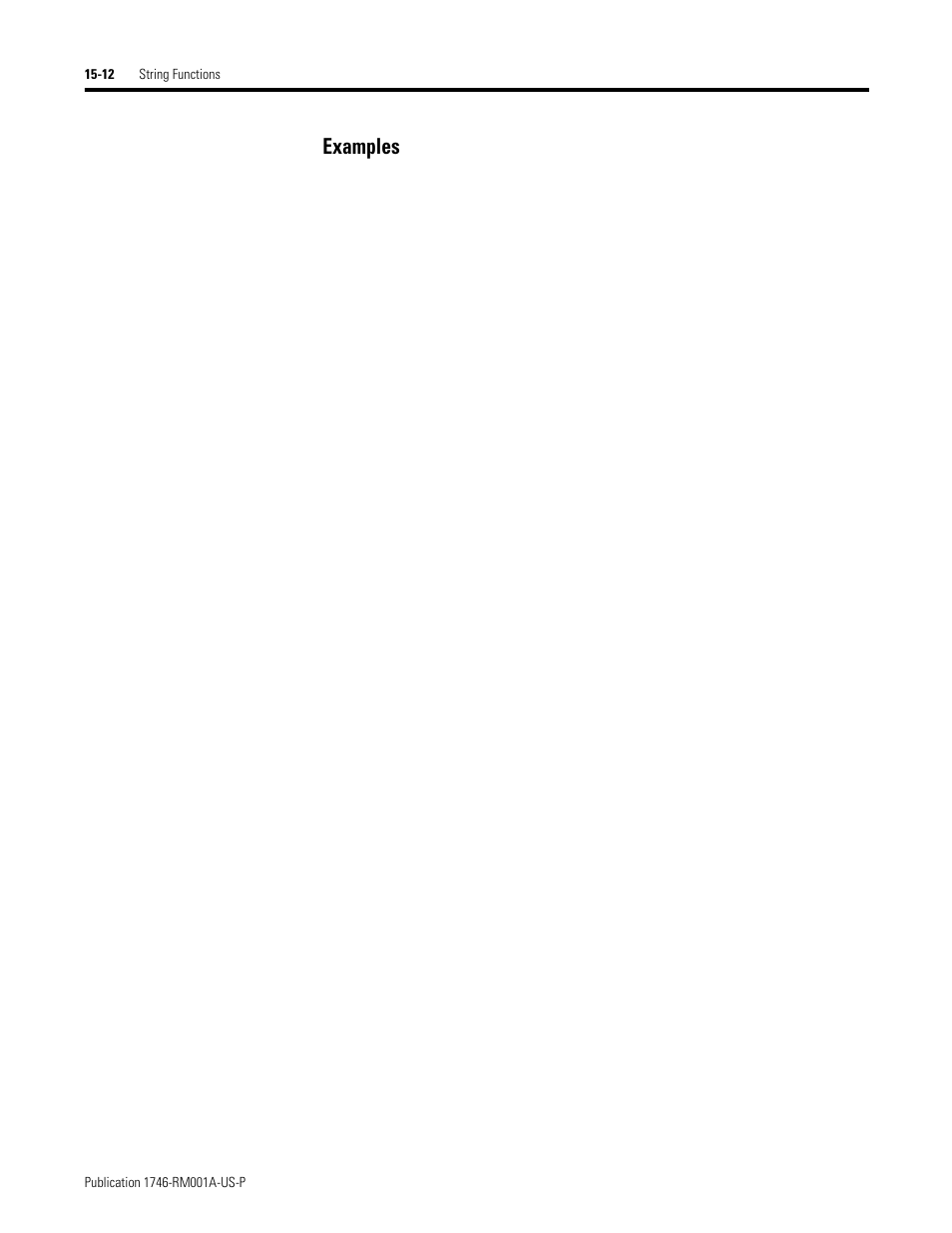 Examples | Rockwell Automation 1746-BAS BASIC LANGUAGE User Manual | Page 254 / 280