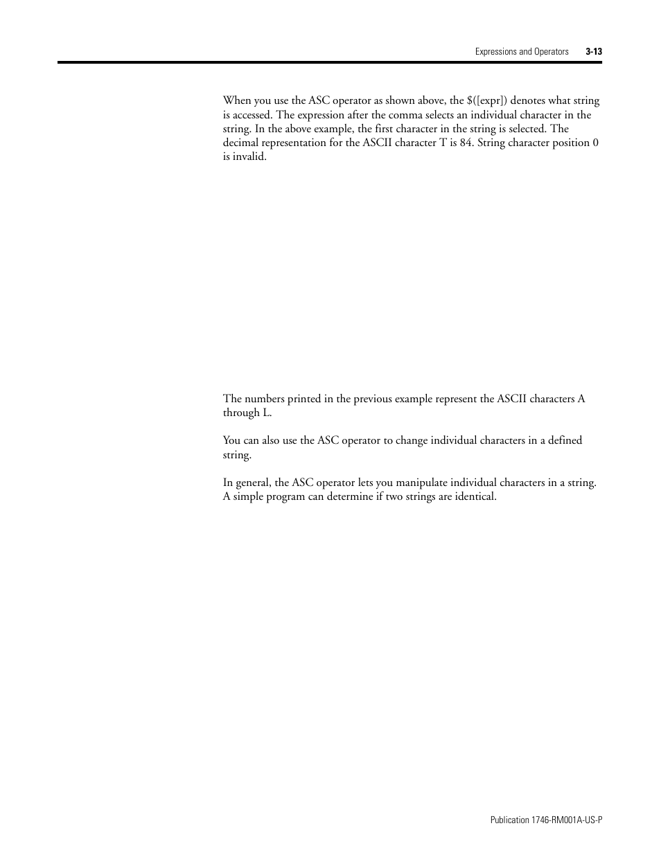 Rockwell Automation 1746-BAS BASIC LANGUAGE User Manual | Page 35 / 280