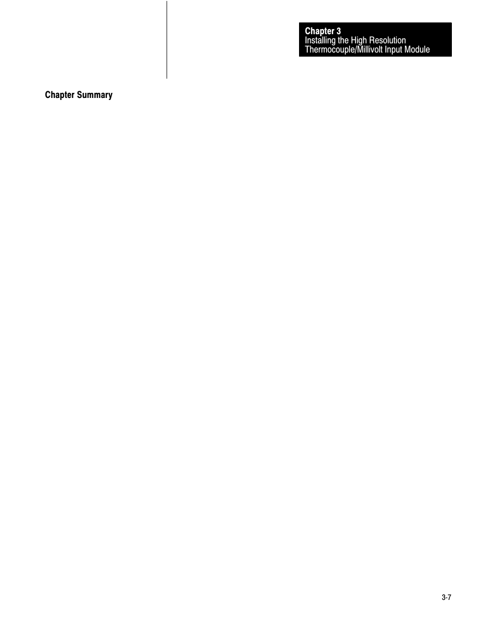 Chapter summary | Rockwell Automation 1771-IXHR , D17716.5.80 HIGH RESOL.THERMOCOUPLE User Manual | Page 18 / 60