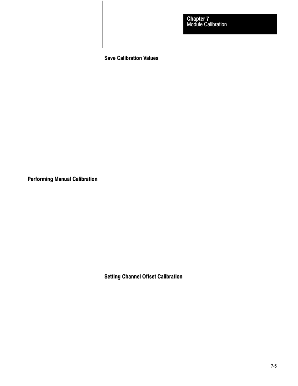 Performing manual calibration | Rockwell Automation 1771-IXHR , D17716.5.80 HIGH RESOL.THERMOCOUPLE User Manual | Page 39 / 60